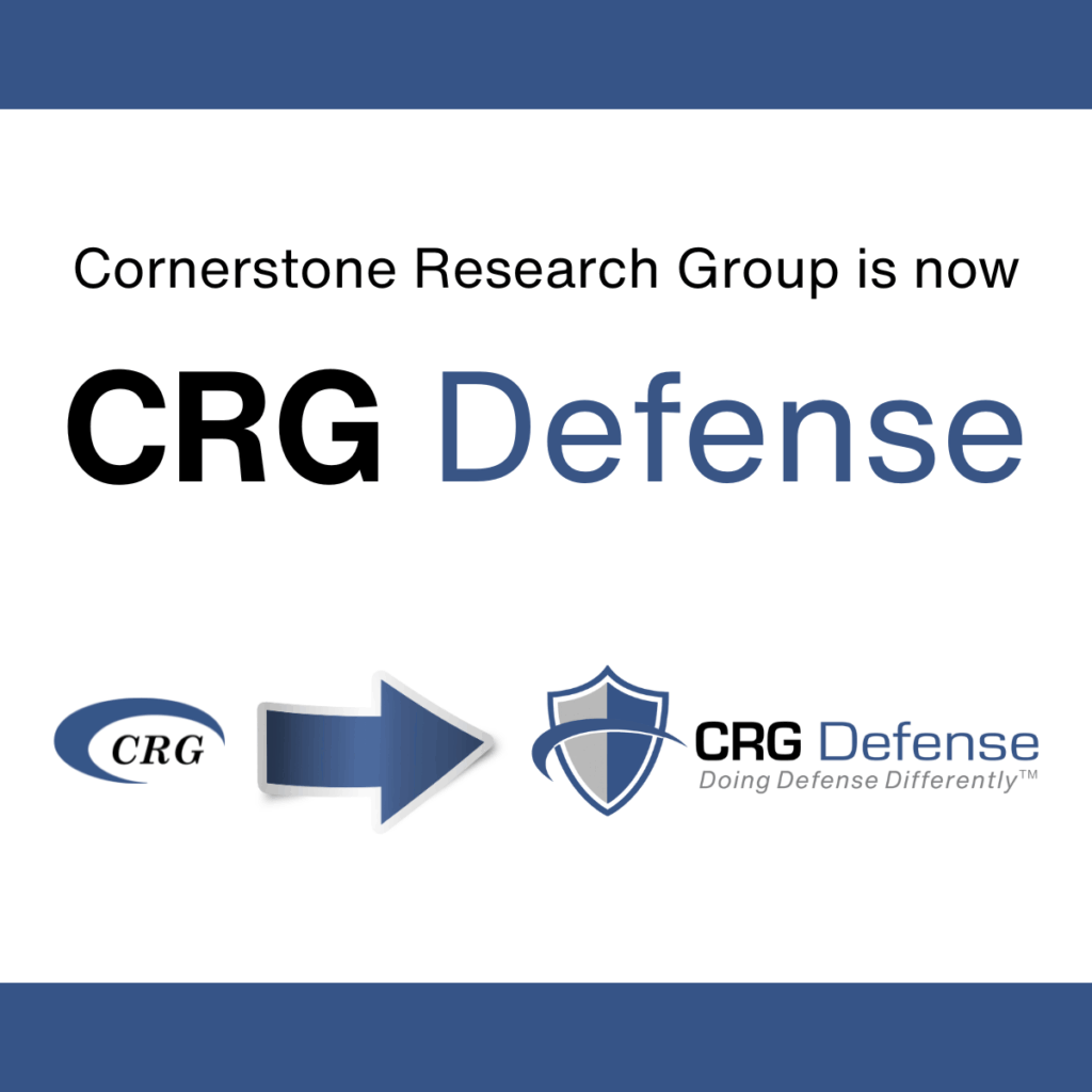 CRG is now CRG Defense