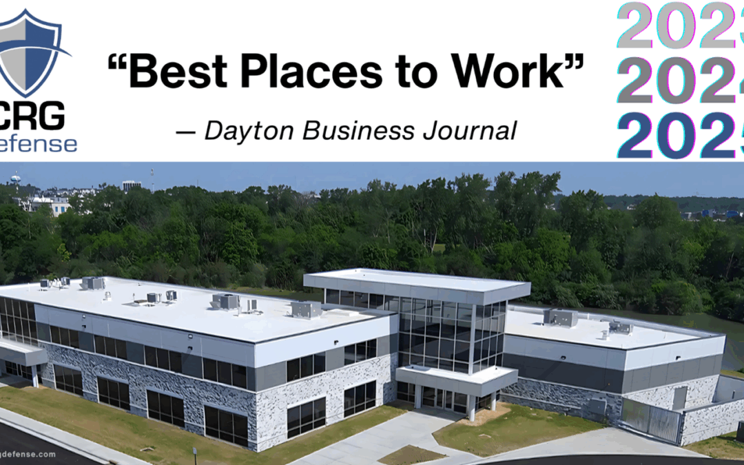 CRG Defense Named A Best Place to Work for the Third Consecutive Year